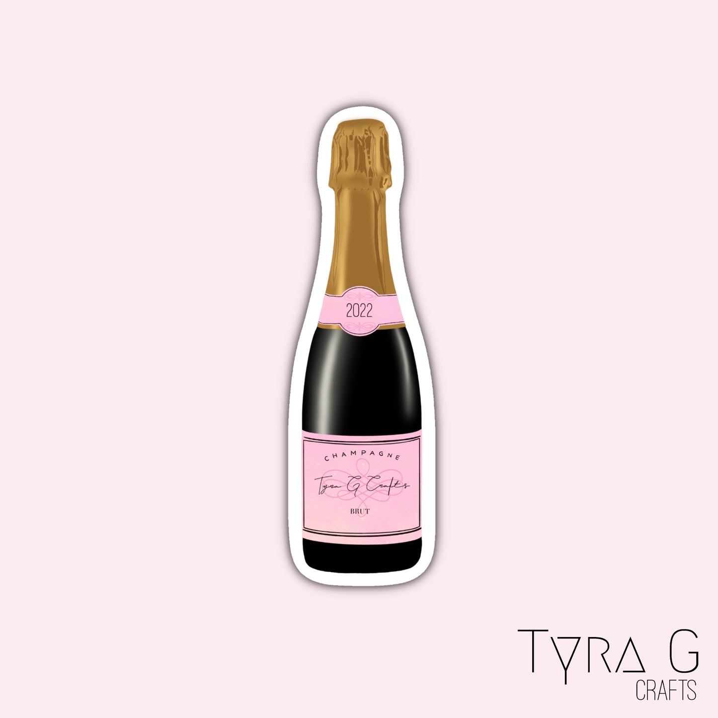 Champagne Sticker